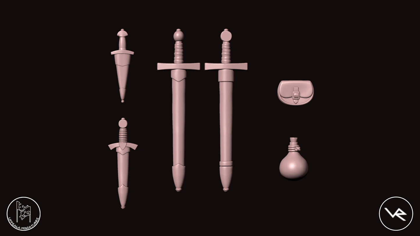 PROPS COMPAGNIE DI VENTURA 15th CENTURY 28mm_1/72