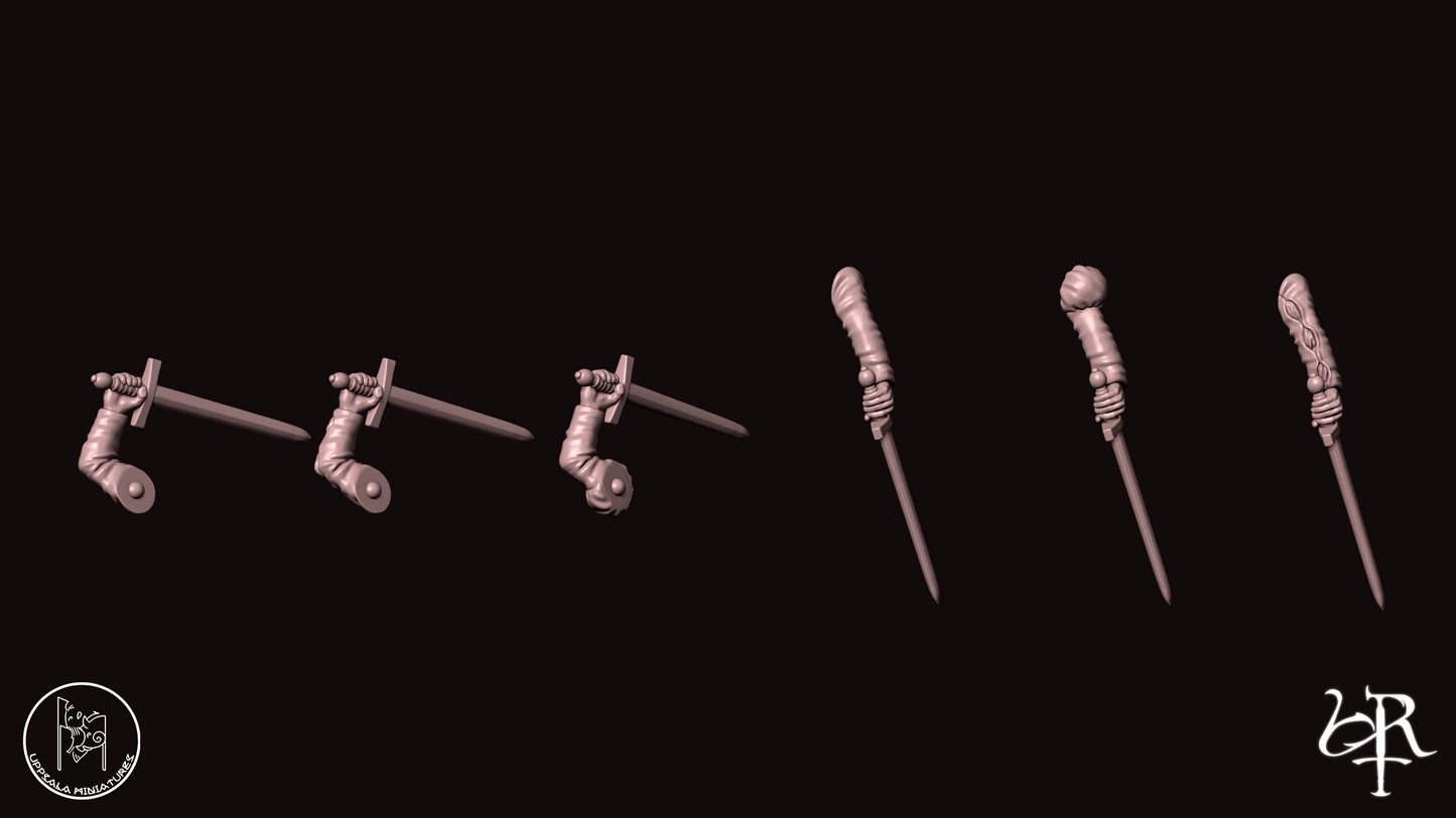 RIGHT ARMS LIGHT CAVALRY COMPAGNIE DI VENTURA 15th CENTURY 28mm_1/72 SET 2