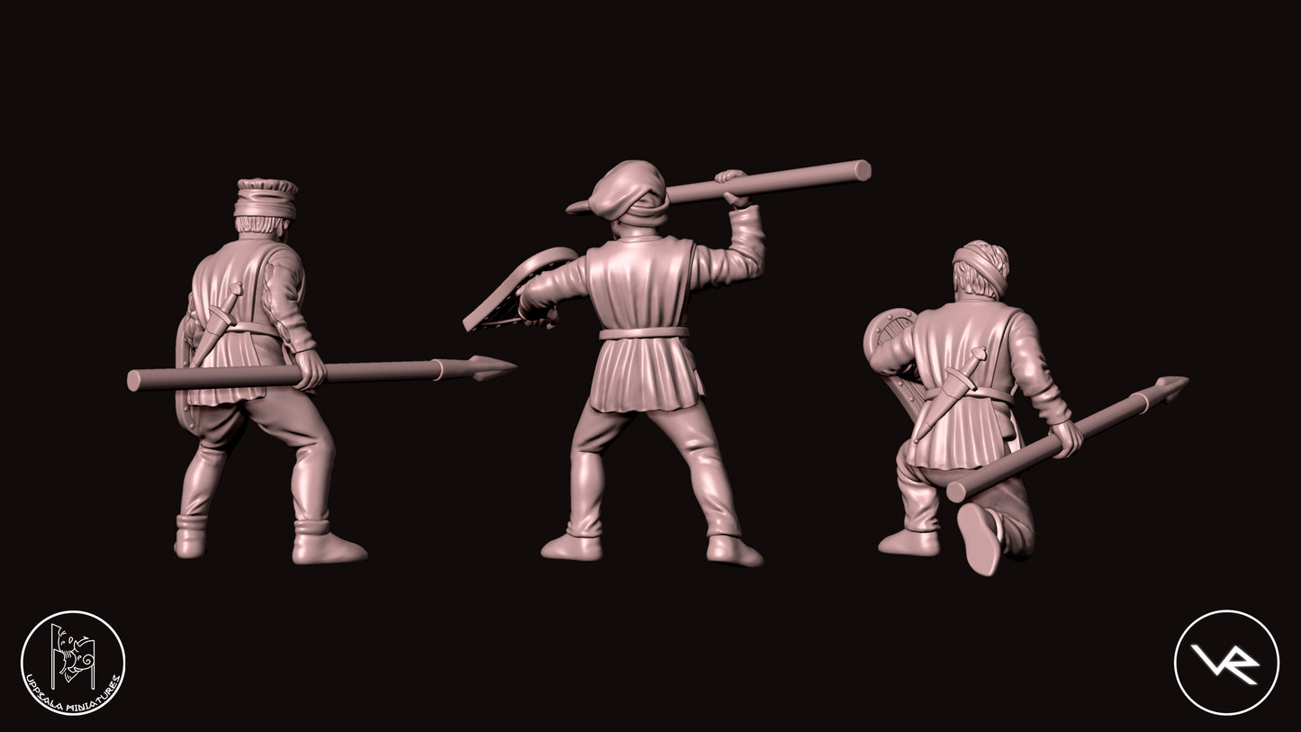 LANCIOTTI COMPAGNIE DI VENTURA 15th CENTURY 28mm_1/72 SET 2