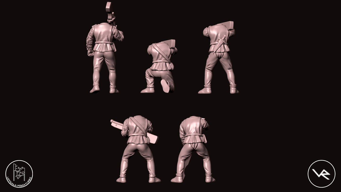 SCHIOPPETTIERI COMPAGNIE DI VENTURA 15th CENTURY 28mm_1/72 SET 2