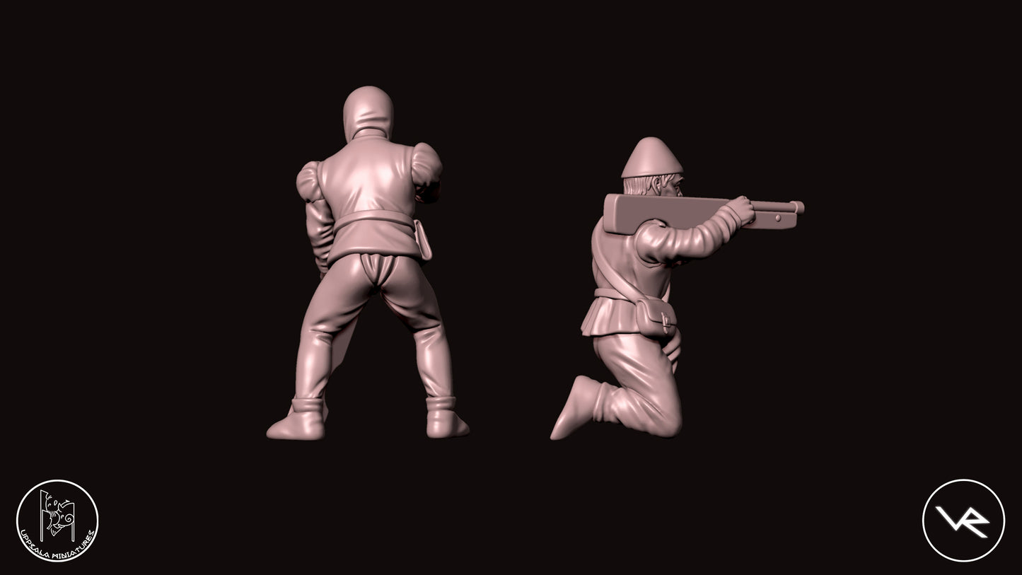 SCHIOPPETTIERI COMPAGNIE DI VENTURA 15th CENTURY 28mm_1/72 SET 2