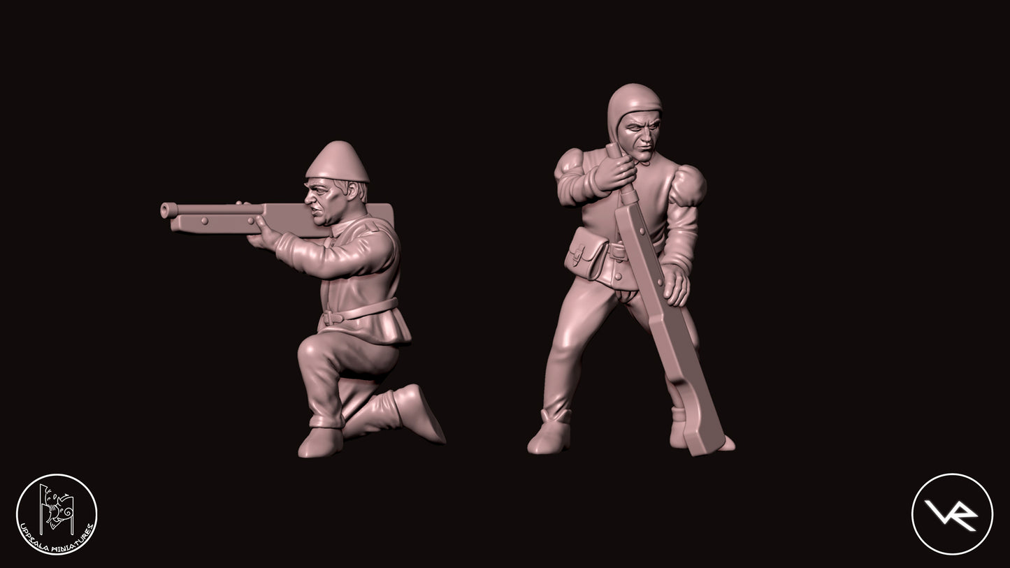 SCHIOPPETTIERI COMPAGNIE DI VENTURA 15th CENTURY 28mm_1/72 SET 2