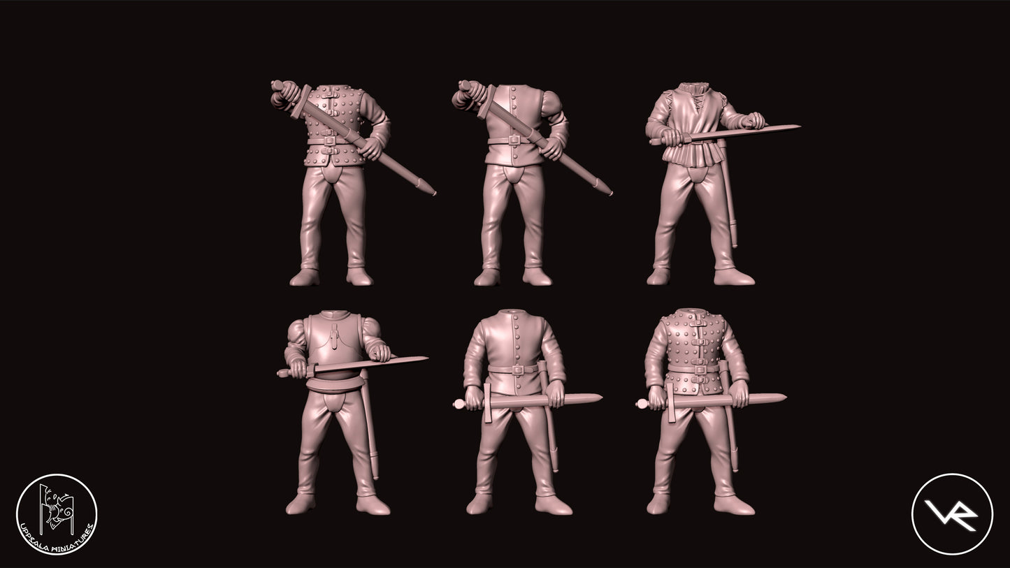 MIXED BODIES COMPAGNIE DI VENTURA 15th CENTURY 28mm_1/72 STG B