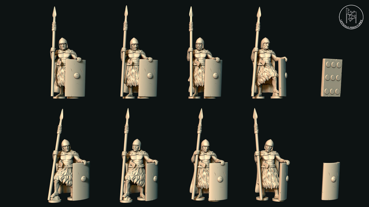 UR SUMERIAN SPEARMEN WITH LONG SPEARS – 28MM