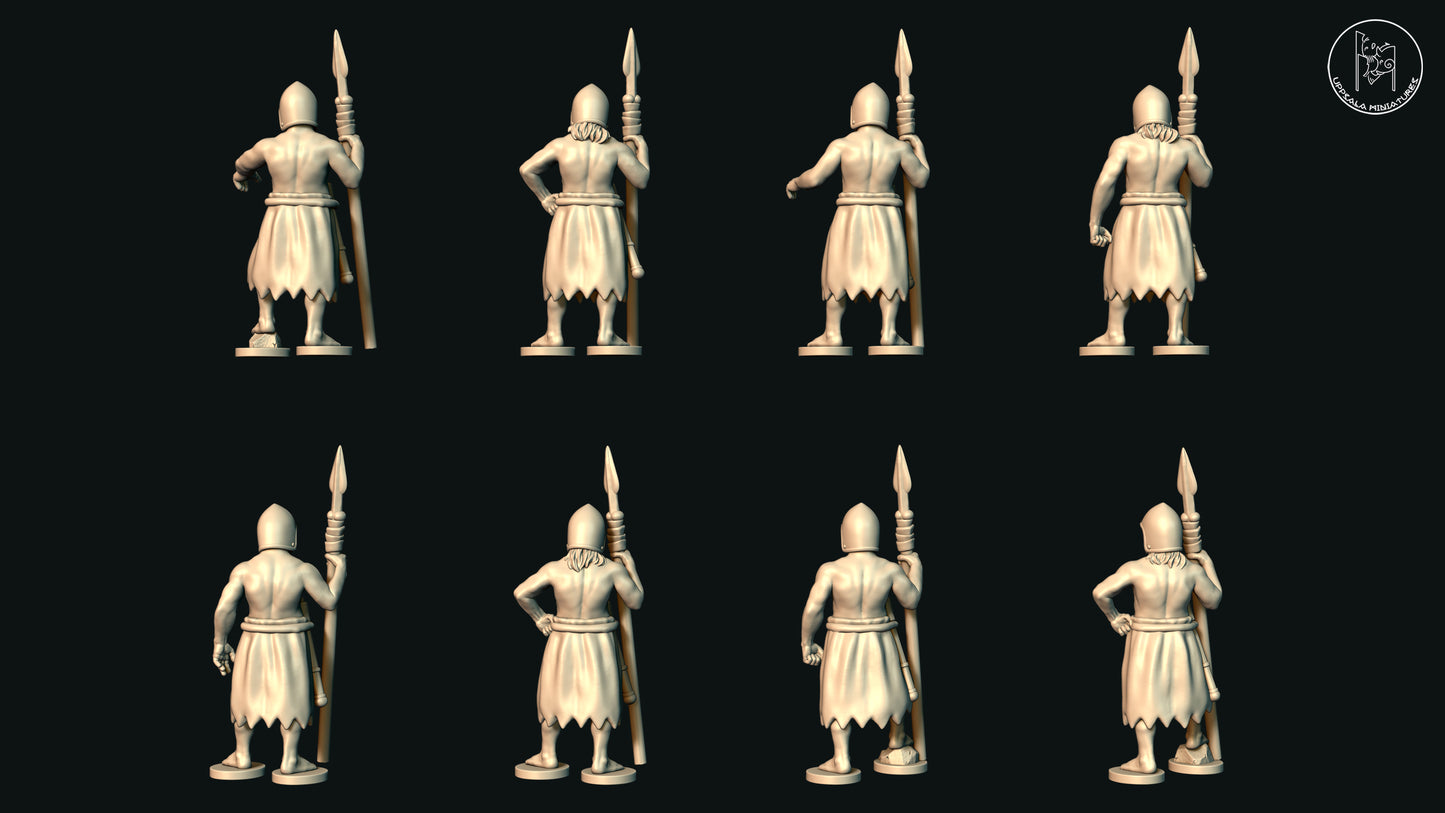 ERIDU SUMERIAN SPEARMEN SORT SPEAR 28mm