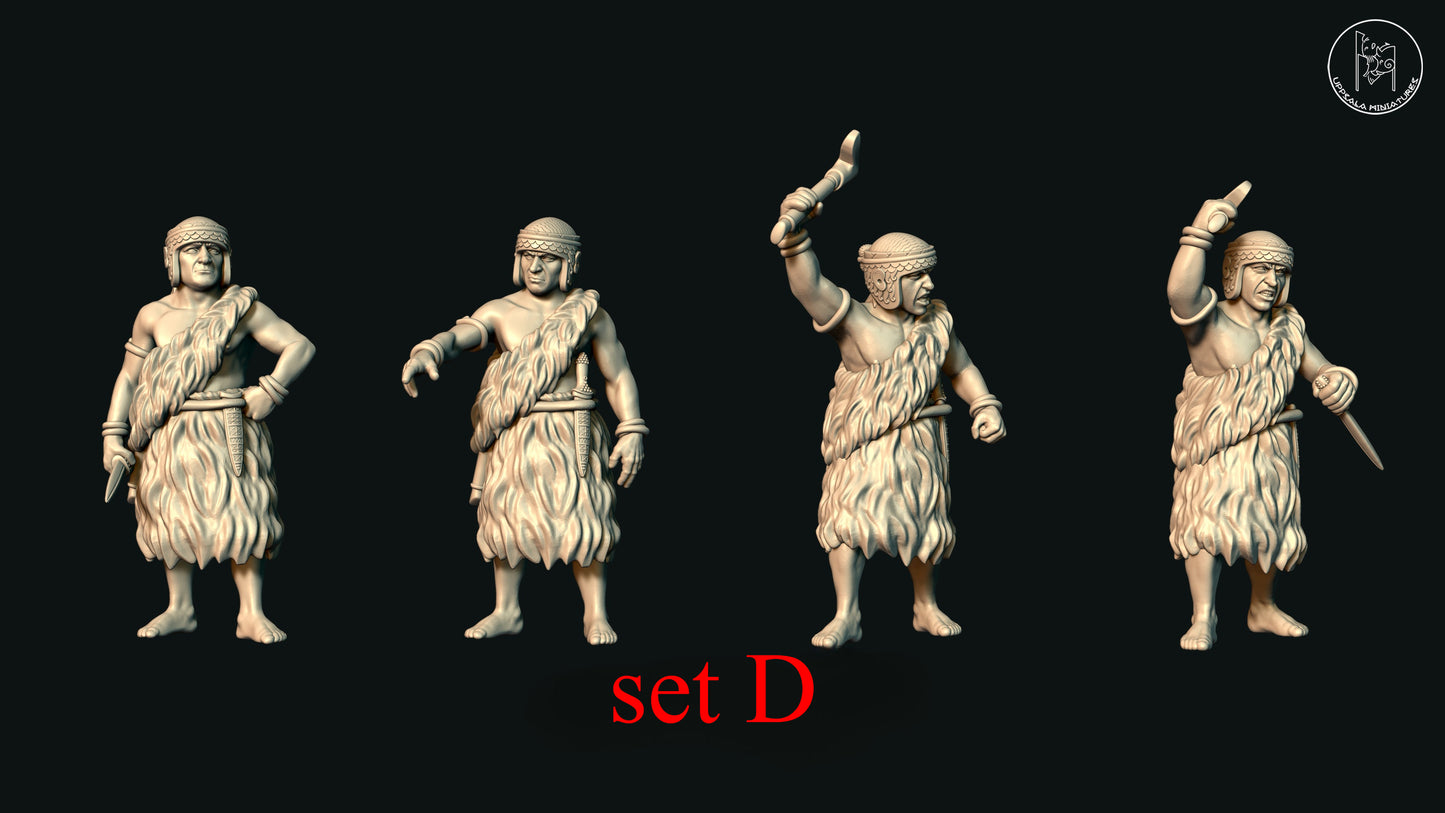 SUMERIAN CHARIOT COMMANDER SET 28mm