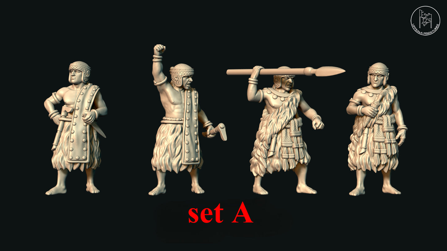 SUMERIAN CHARIOT COMMANDER SET 28mm