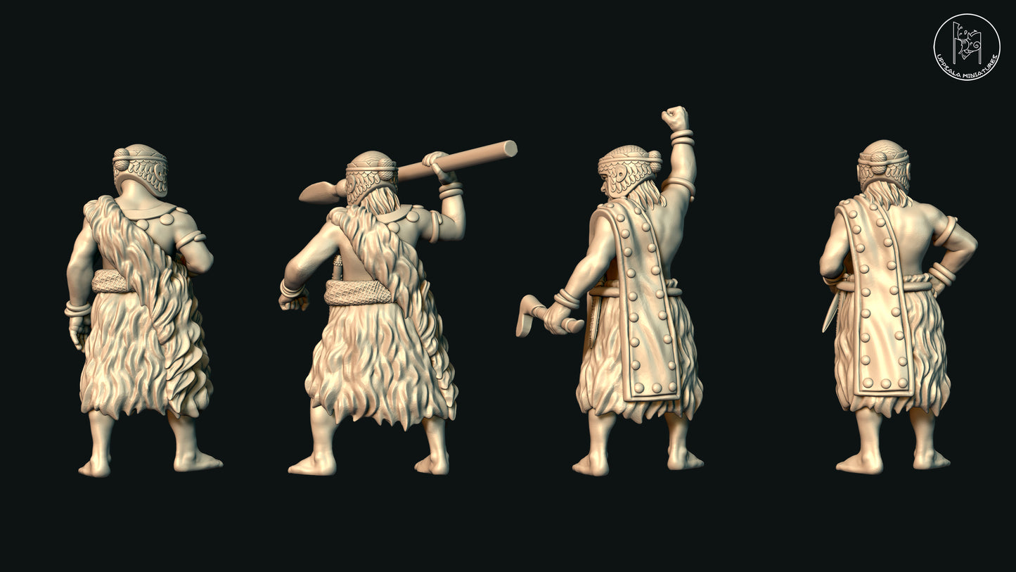 SUMERIAN CHARIOT COMMANDER SET 28mm