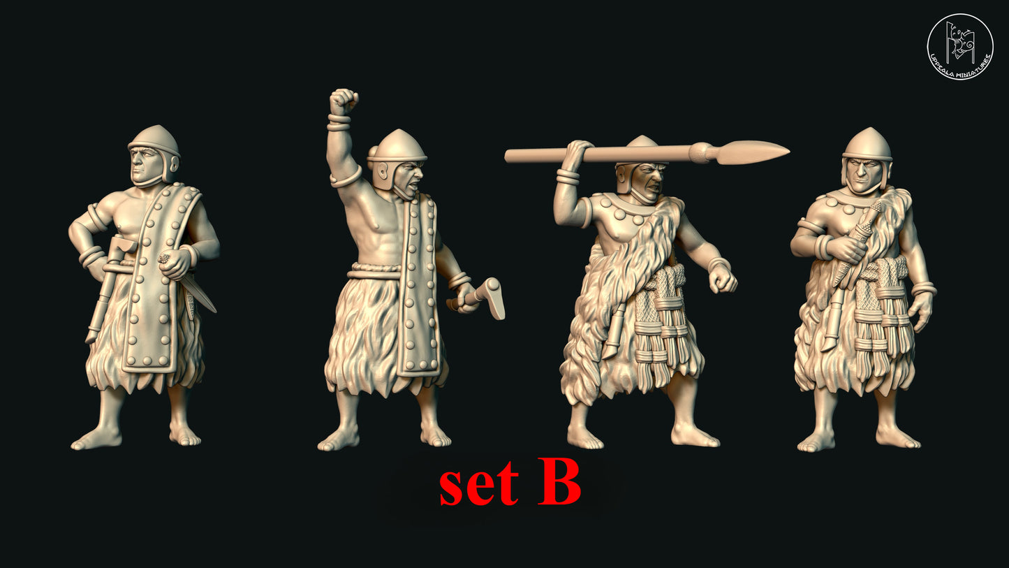 SUMERIAN CHARIOT COMMANDER SET 28mm