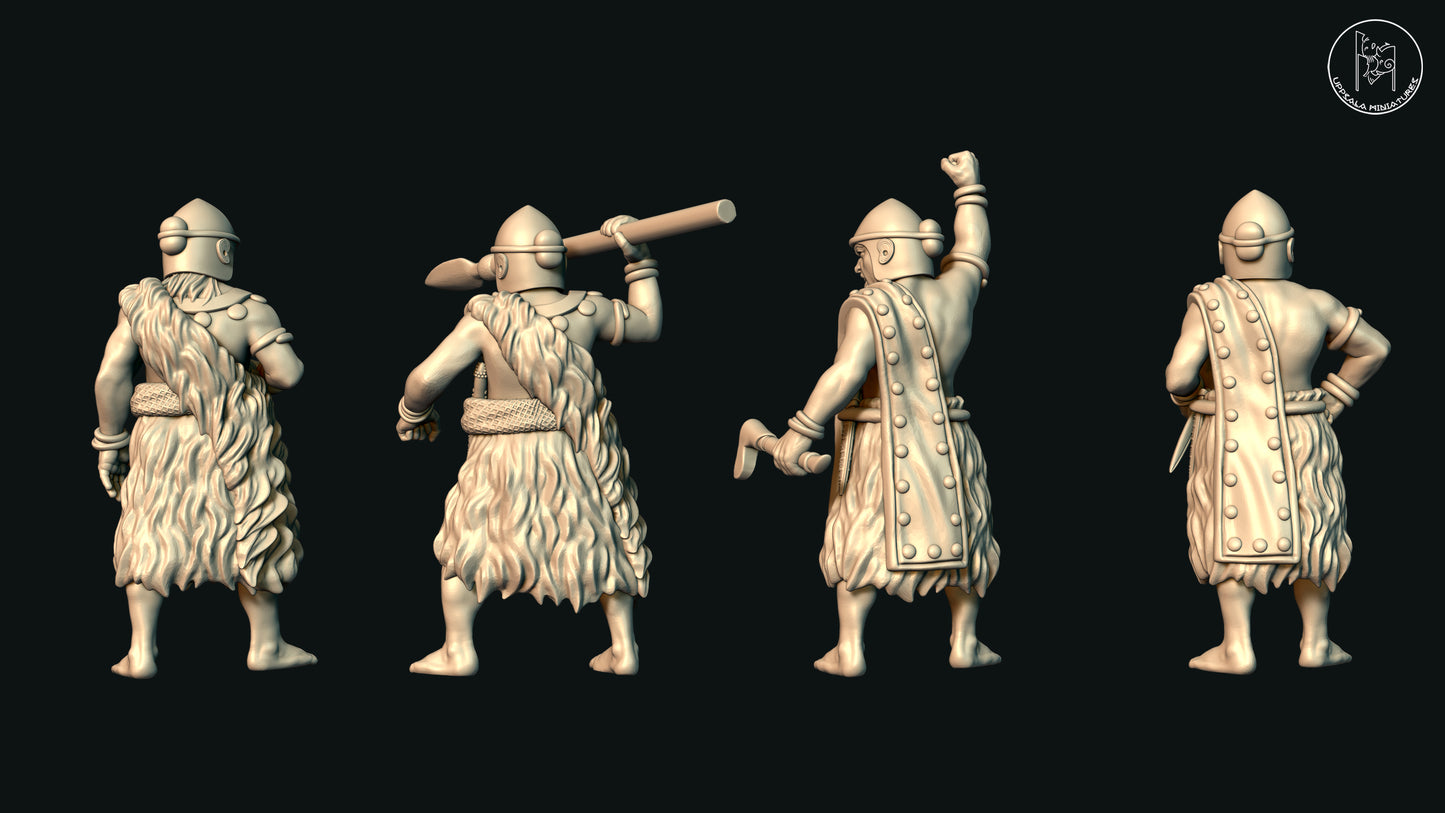 SUMERIAN CHARIOT COMMANDER SET 28mm