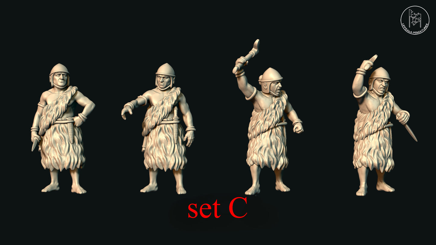 SUMERIAN CHARIOT COMMANDER SET 28mm