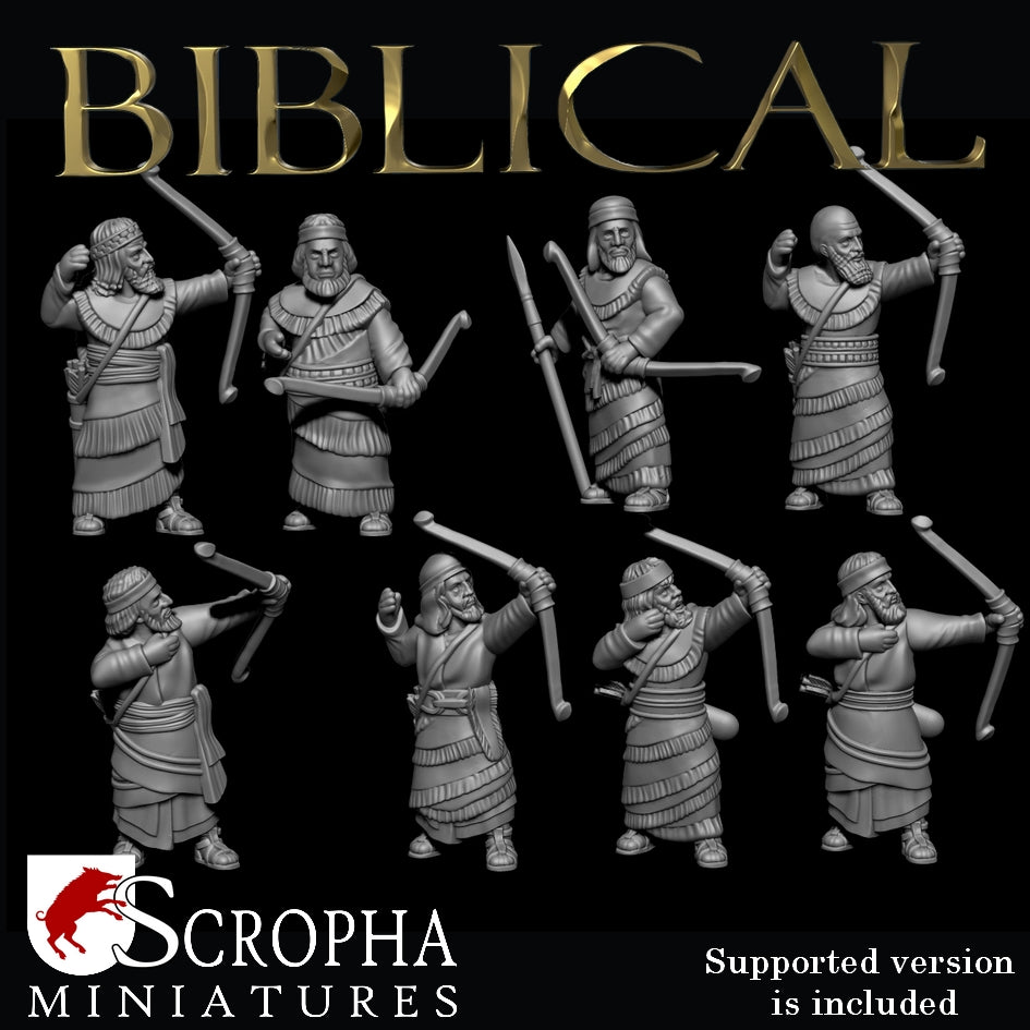 SCROPHA MINIATURES Syrian archers 28mm