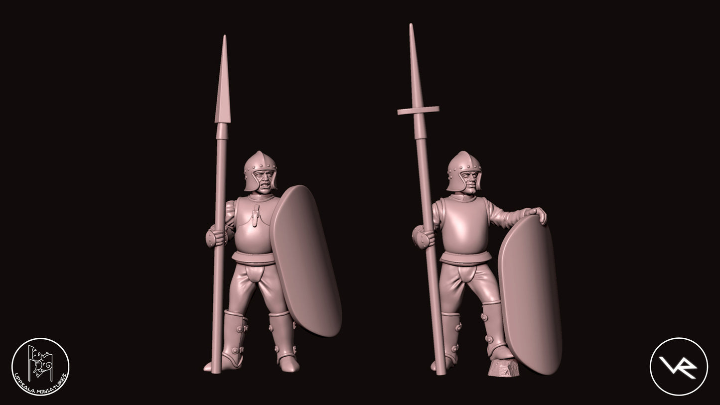 TARGONIERI COMPAGNIE DI VENTURA 15th CENTURY 28mm_1/72 SET 2