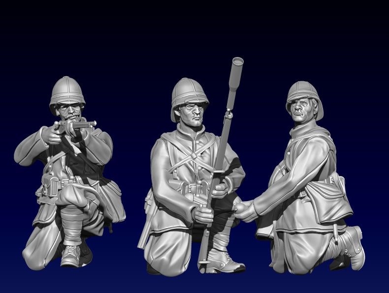 Des tranchées aux barricades Français équipés d’un lance grenades VB 28mm