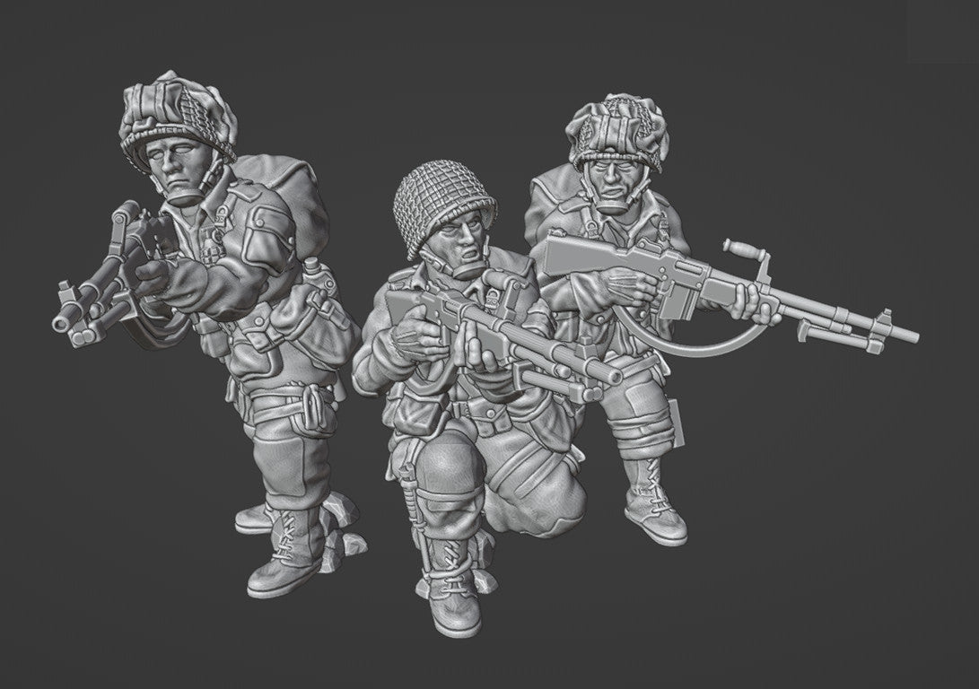 Colonel Muller Miniatures      US Paratroopers BAR Team  28mm