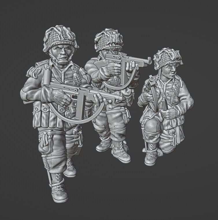 Colonel Muller Miniatures      US Paratroopers SMG Team  28mm