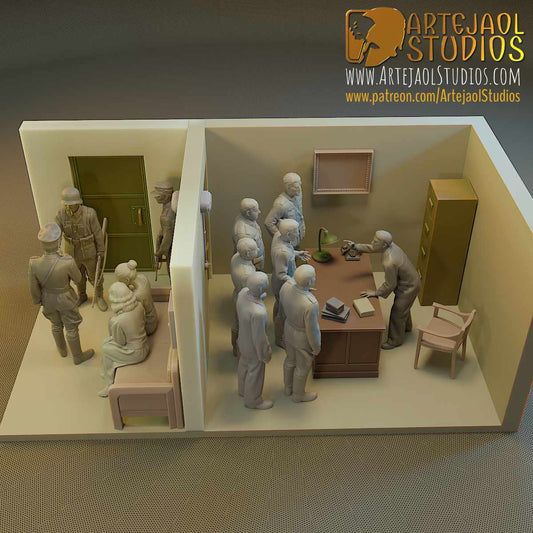 THE BUNKER BERLIN 1945 WW2     Artejaol Studios Miniatures