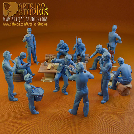 AMERICAN CIVIL WAR UNION CAMP 1861-65  Artejaol Studios Miniatures