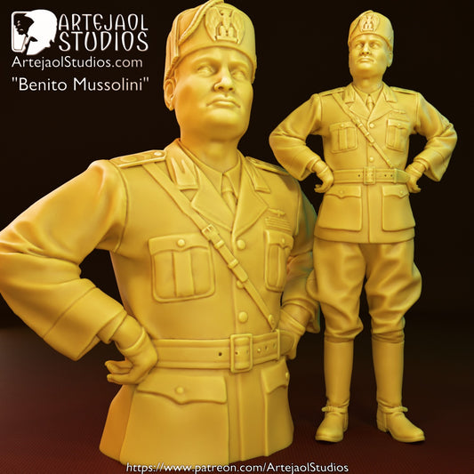 MUSSOLINI ITALY WW2    Artejaol Studios Miniatures