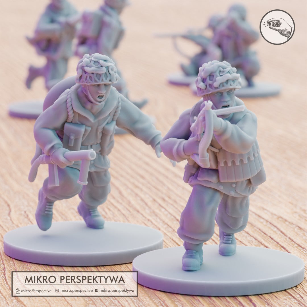 MIKRO PERSPEKTYWA British airborne weapons team  ww2 miniatures 28mm - 1/72