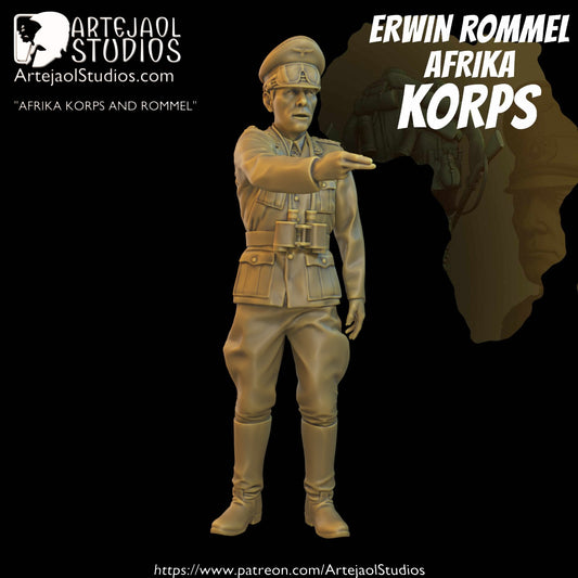 ERWIN ROMMEL AFRICA WW2   Artejaol Studios Miniatures