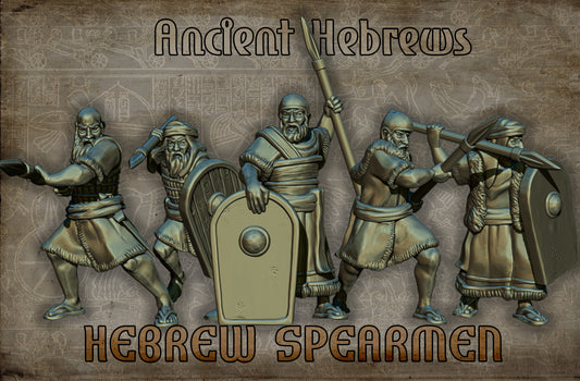 RED COPPER MINIATURES   Biblical Hebrews  SPEARMEN  15MM - 1/72 - 28MM