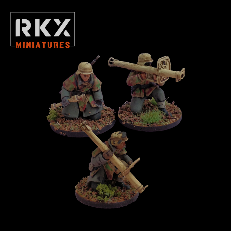 RKX Miniatures German Panzerschreck Team 28mm