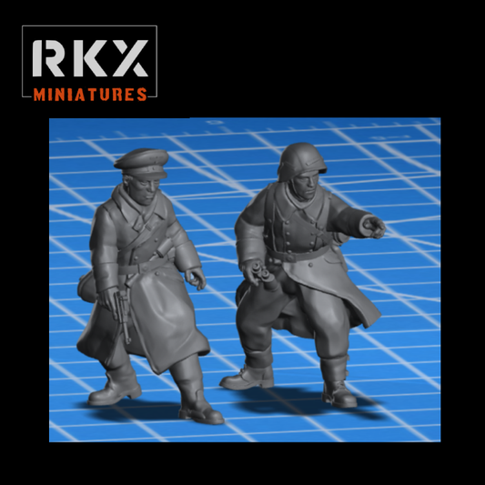 RKX Miniatures German Winter HQ Team 28mm