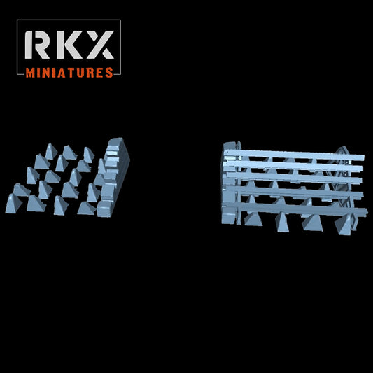 RKX Miniatures Siegfried Line Gate 28mm