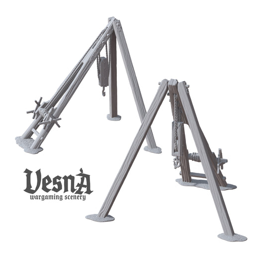 Vesna Scenary    BOMBARD CRANE   28mm-1/72-15mm