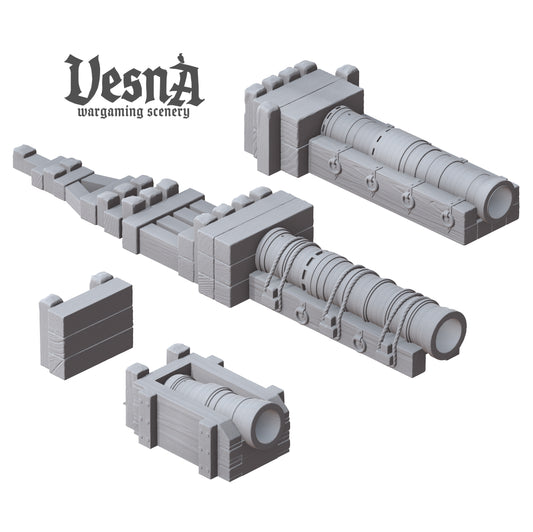 Vesna Scenary    BOMBARD   28mm-1/72-15mm set2