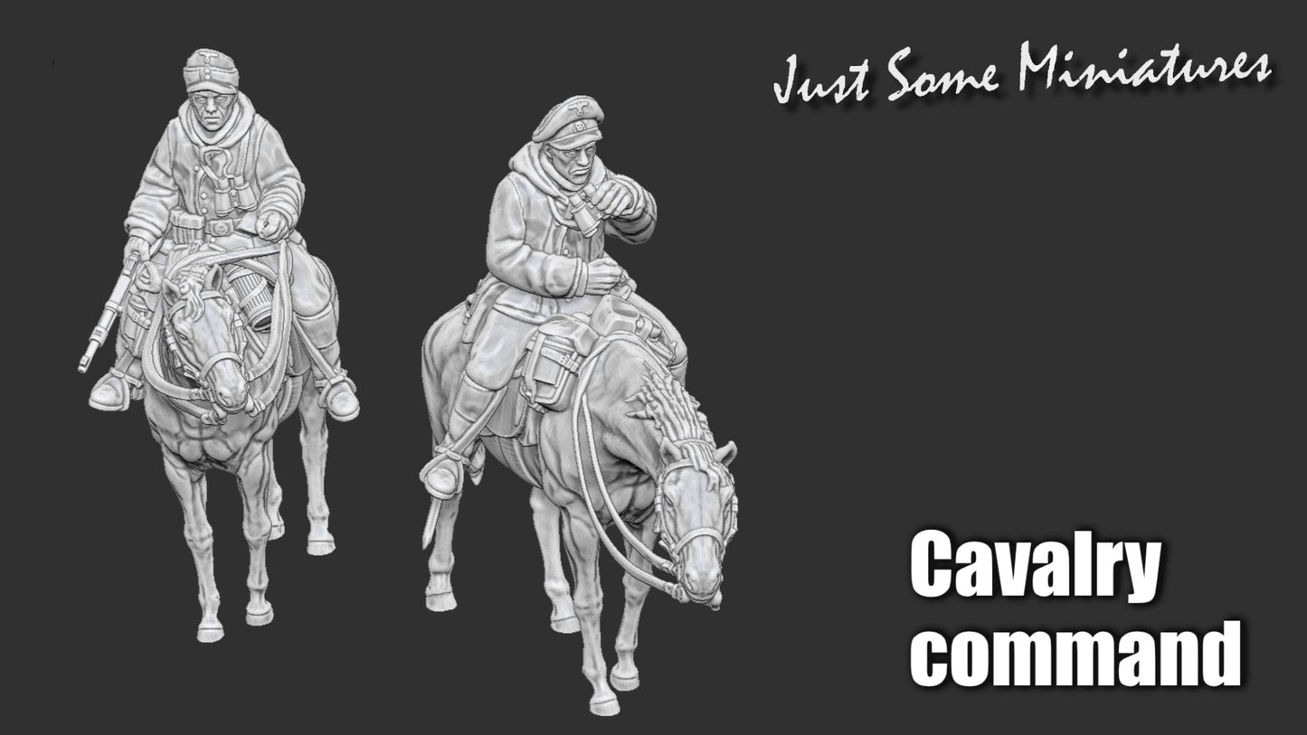 JUST SOME MINIATURES Cavalry Recon Squad Late war COMMAND 28mm