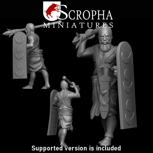 Scropha Miniatures  Indian army   classical indian infantry spearmens   15mm  /  28mm