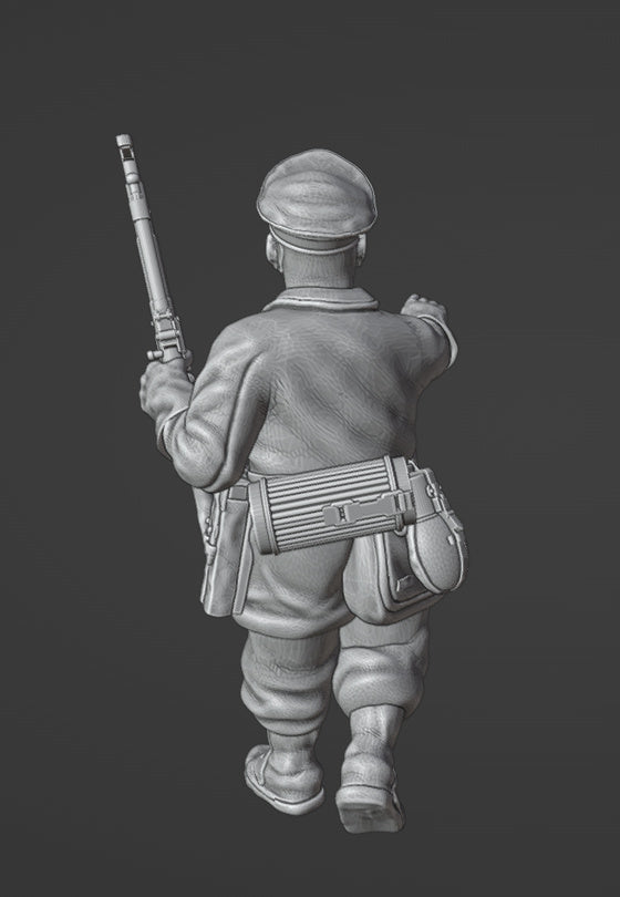 Colonel Muller Miniatures German paratrooper officer Assault rifle (STG44)