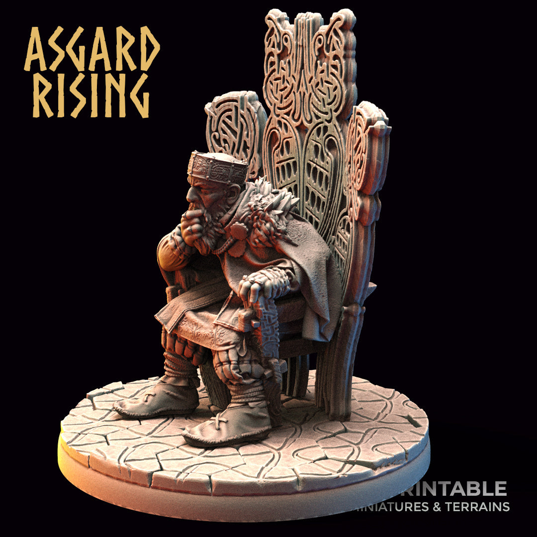 Asgard Rising Viking King Eysteinn the Indomitable 28mm