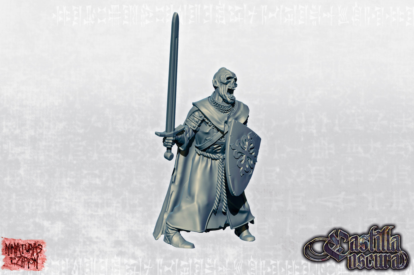 EZIPION MINIATURES Calatrava Knight of foot 28mm