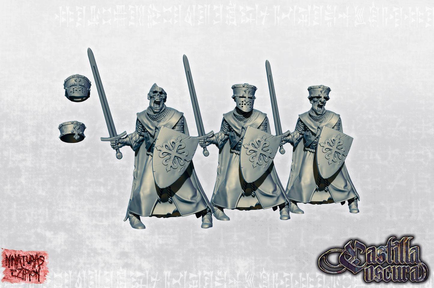 EZIPION MINIATURES Calatrava Knight of foot 28mm