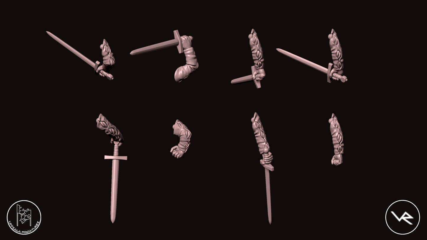RIGHT ARMS COMPAGNIE DI VENTURA 15th CENTURY   28mm_1/72  ROTELLIERI