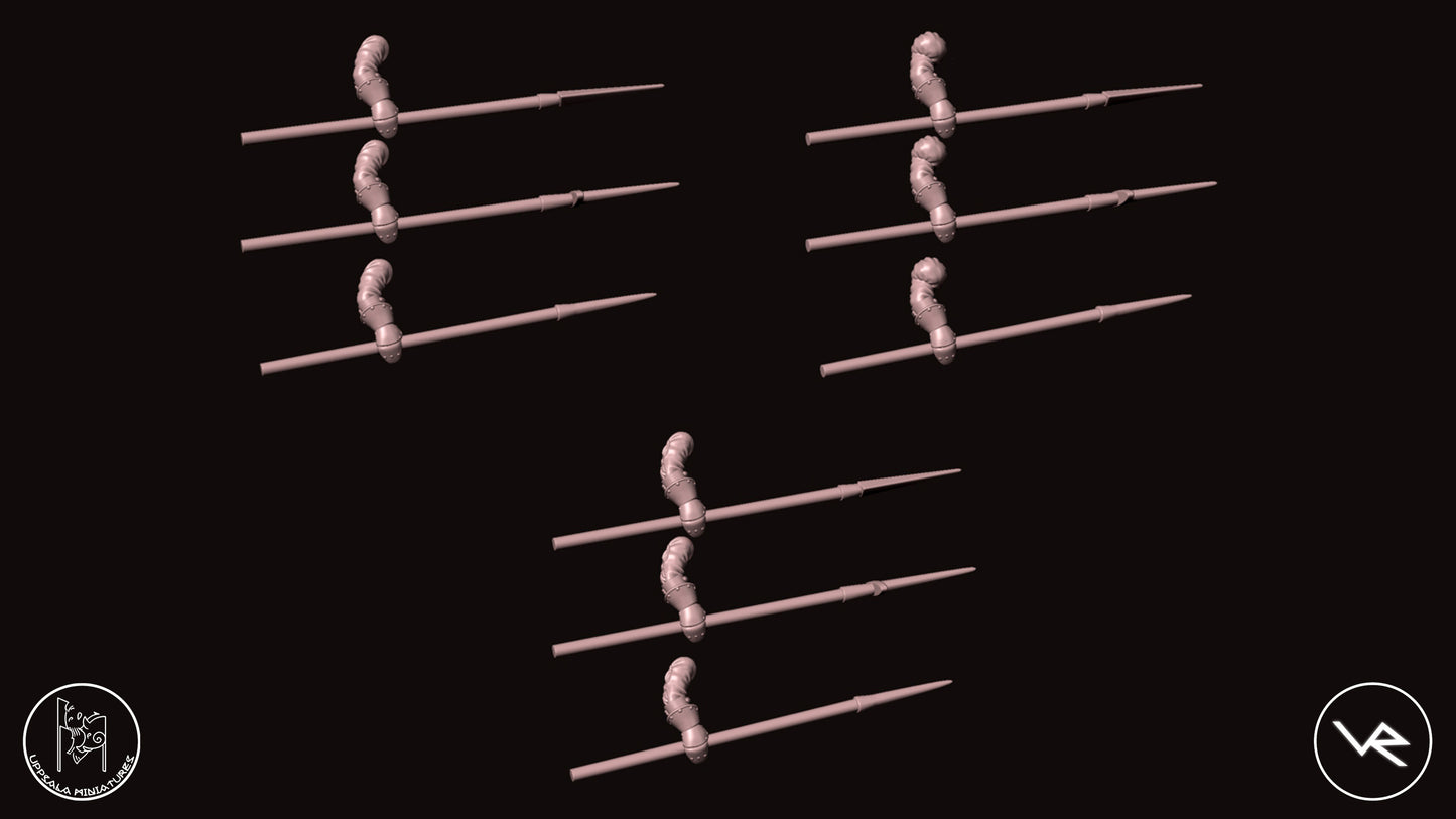 RIGHT ARM COMPAGNIE DI VENTURA 15th CENTURY   28mm_1/72   TARGONIERI  SET 1