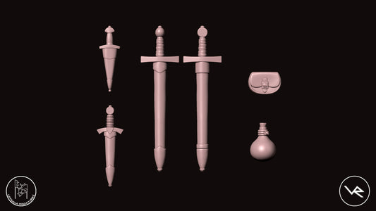 PROPS  COMPAGNIE DI VENTURA 15th CENTURY   28mm_1/72