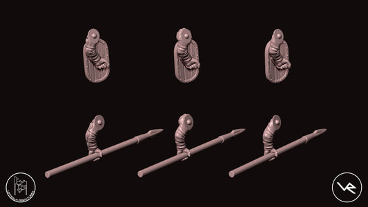 LEFT ARM   COMPAGNIE DI VENTURA 15th CENTURY   28mm_1/72   LANCIOTTI