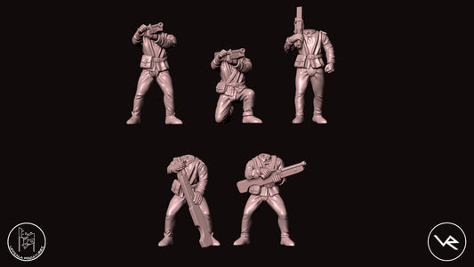 SCHIOPPETTIERI   COMPAGNIE DI VENTURA 15th CENTURY   28mm_1/72  SET 2
