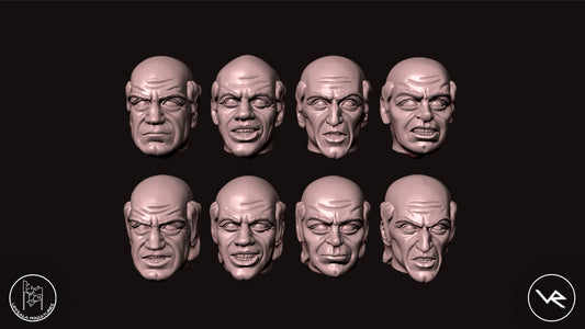 HEADS-TESTE COMPAGNIE DI VENTURA 15th CENTURY   28mm_1/72   STG  1