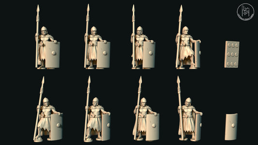 UR SUMERIAN SPEARMEN WITH LONG SPEARS – 28MM