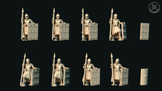 UR SUMERIAN SPEARMEN WITH SHORT SPEARS – 28MM