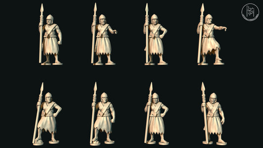 KISH SUMERIAN SPEARMEN SORT SPEAR  28mm