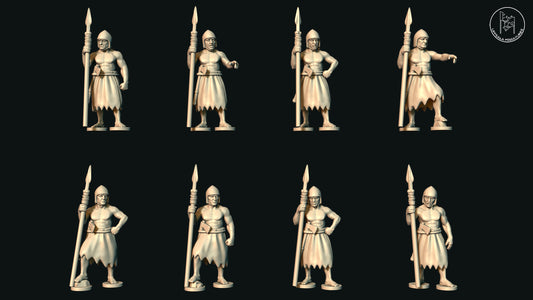 ERIDU SUMERIAN SPEARMEN SORT SPEAR  28mm