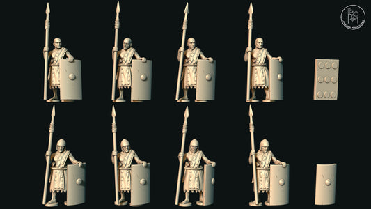 MARI SUMERIAN SPEARMEN LONG SPEAR  28mm